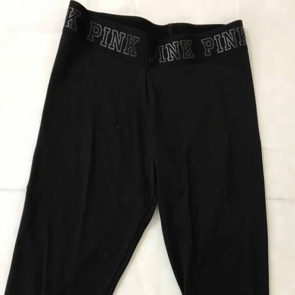 Victoria Secrets Ultimate Black Crop High Waisted